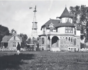 A vintage photo of Hartman Castle.