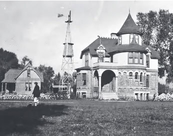 A vintage photo of Hartman Castle.